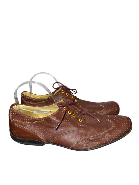 John Fluevog Jet Streams Hadley Brown Leather Loafers Size 10 Mens Dandy Oxfords main image 5